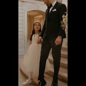David’s bridal flower girl dress